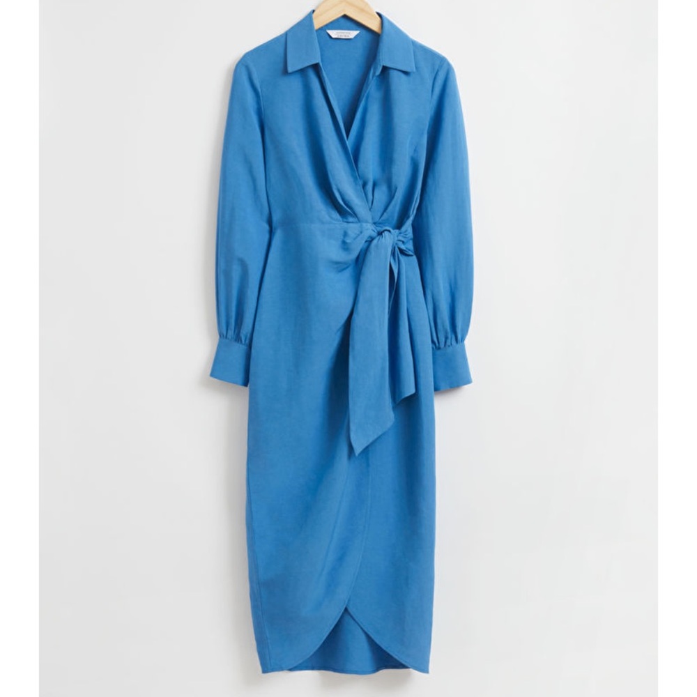 Blue Wrap Dress